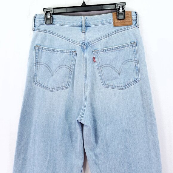 Levi's Premium Jeans Baggy High Loose Women 28x30 Denim Light Wash - Picture 7 of 13